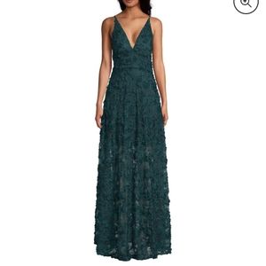 NWT Xscape Floral Lace Dress